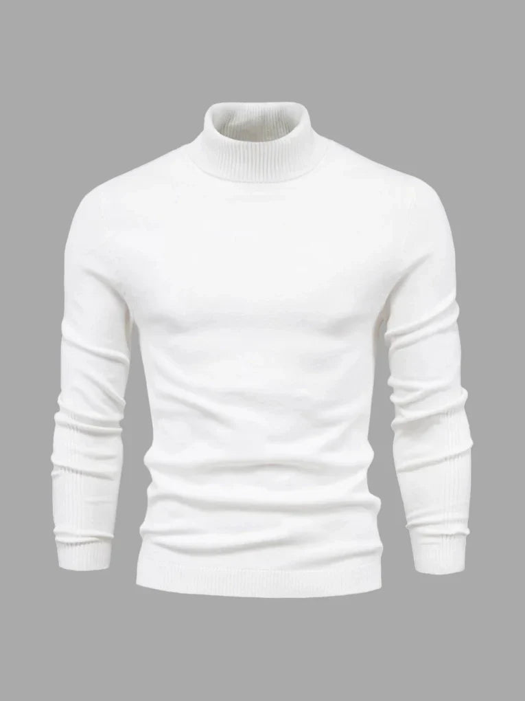 Men's Roll Neck Jumper – Warm and Stylish for Cold Days
