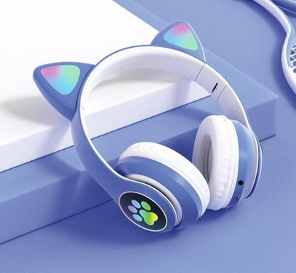 HappyCat - Auriculares inalámbricos con micrófono