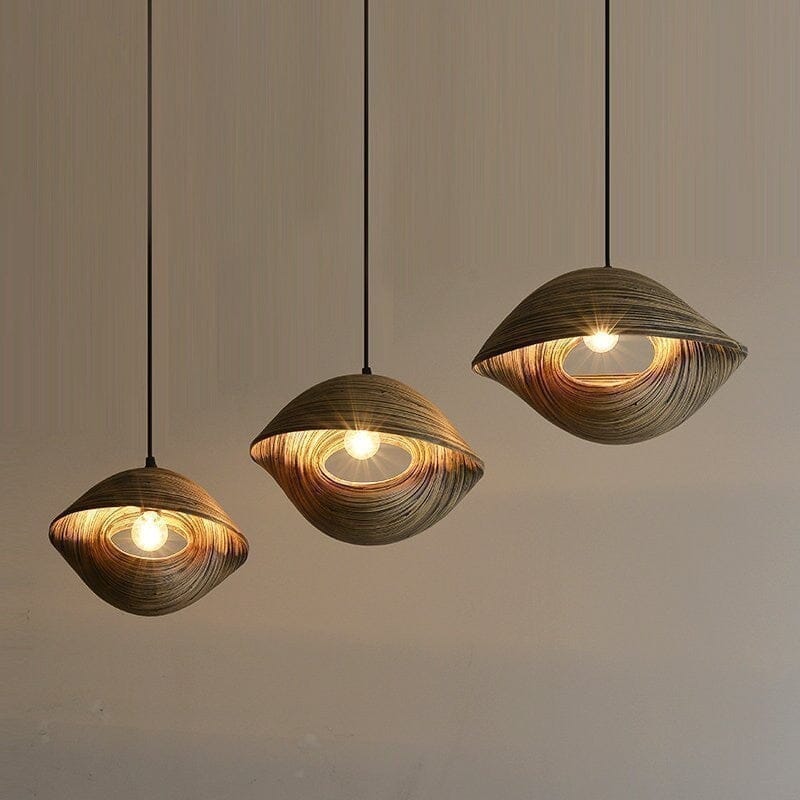 Thai Bamboo Pendant Lamp – Natural and Elegant