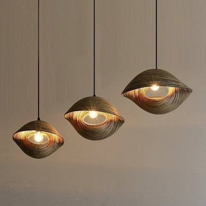 Thai Bamboo Pendant Lamp – Natural and Elegant