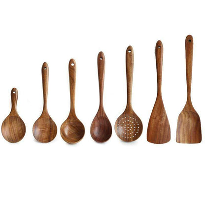 Set da cucina in legno naturale – Cucina sostenibile e raffinata