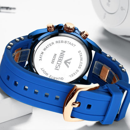 Nibosi Blue Night - Men's Watch