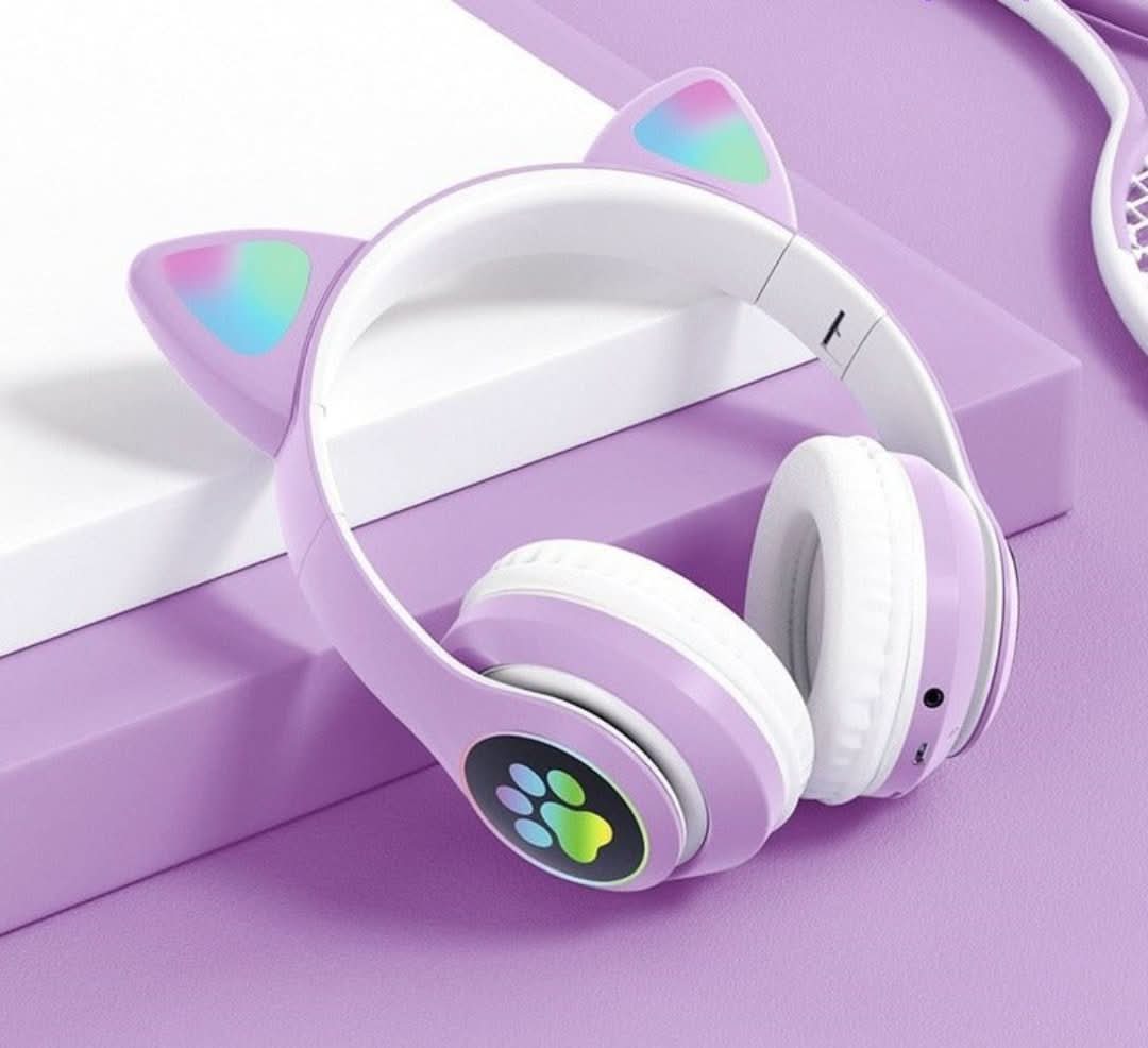 HappyCat - Auriculares inalámbricos con micrófono