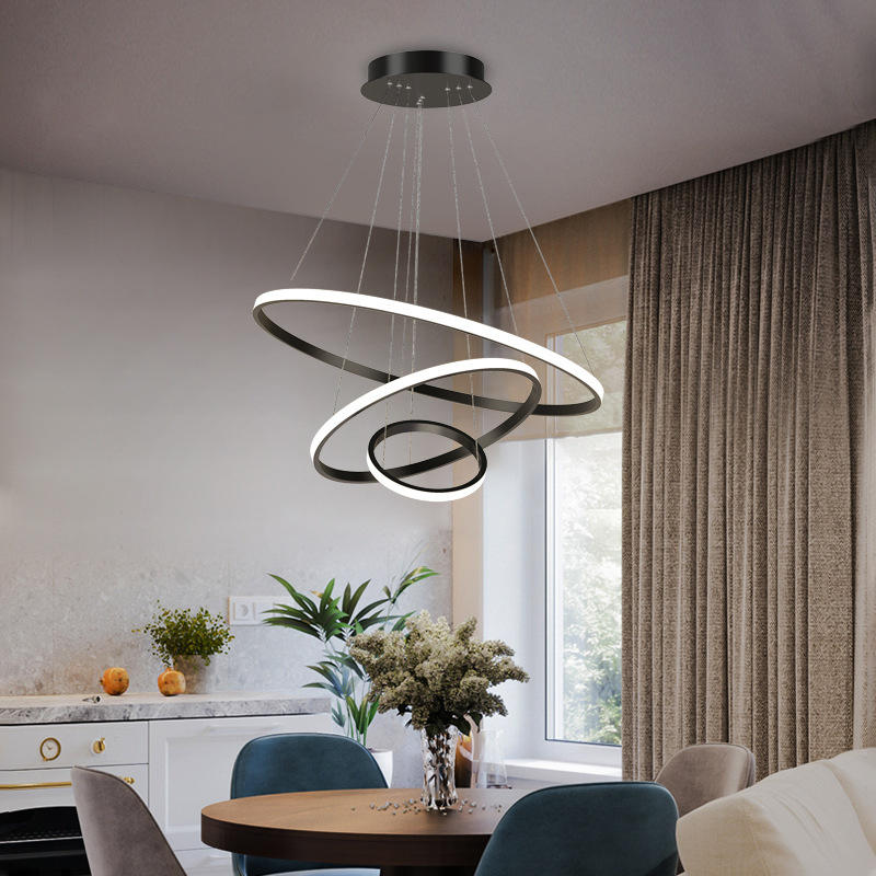 Modern LED csillár luxus enteriőrökbe