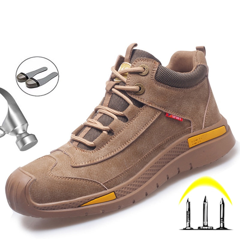 Indestructible Safety Shoes with Steel Toe