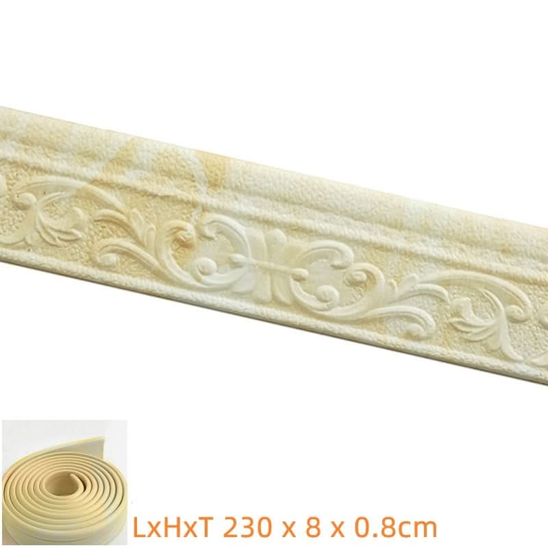 3D Plinth - Self-Adhesive 3D Wall Trim x 230 cm