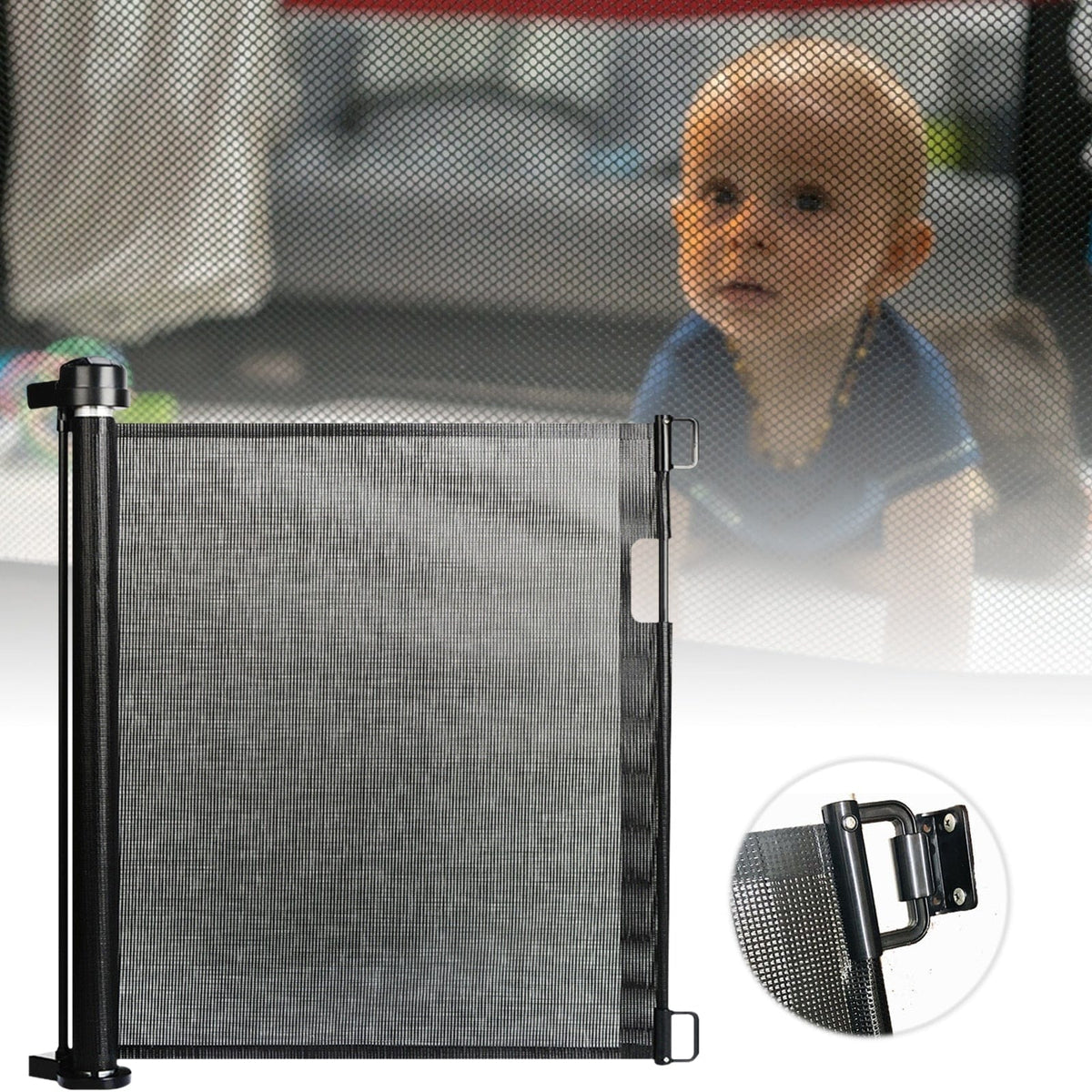 SecureStretch - Expandable Safety Gate for Home