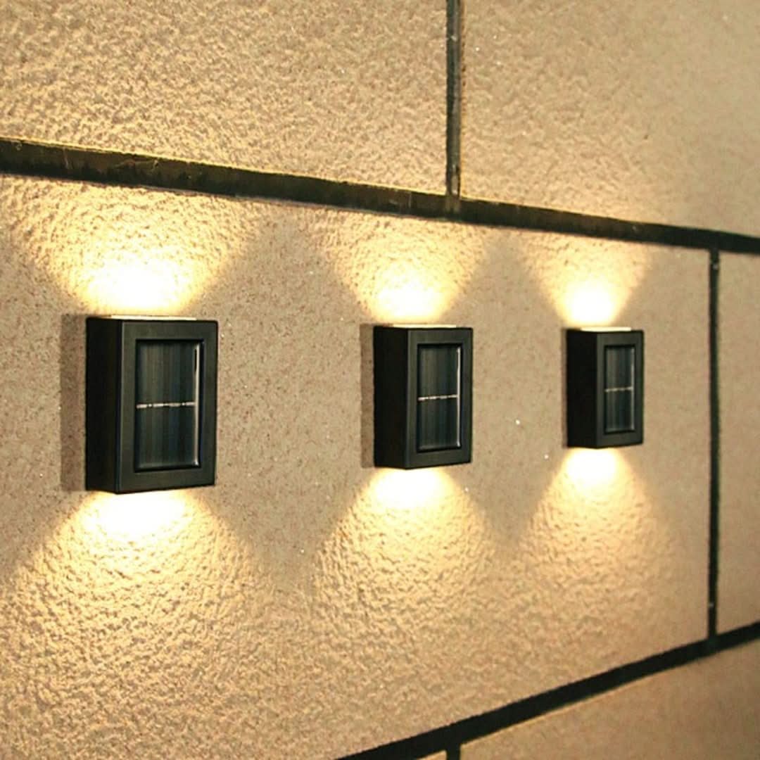 Solar-Powered Outdoor Patio Wall Lamp