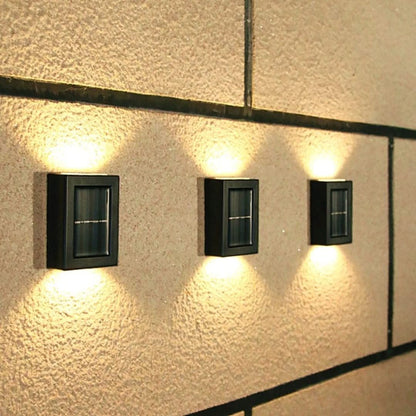 Solar-Powered Outdoor Patio Wall Lamp