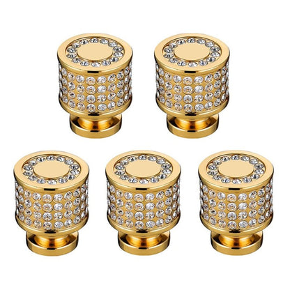 Crystal Gold Handles - 2 PIECES