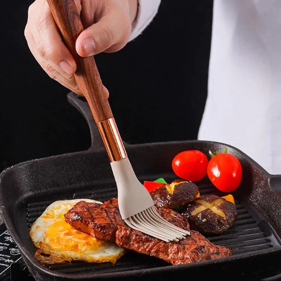 Ustensiles de cuisine en silicone résistant à la chaleur - Sans BPA - Durables et sûrs
