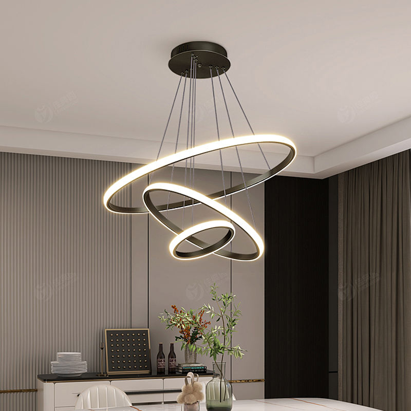 Modern LED csillár luxus enteriőrökbe