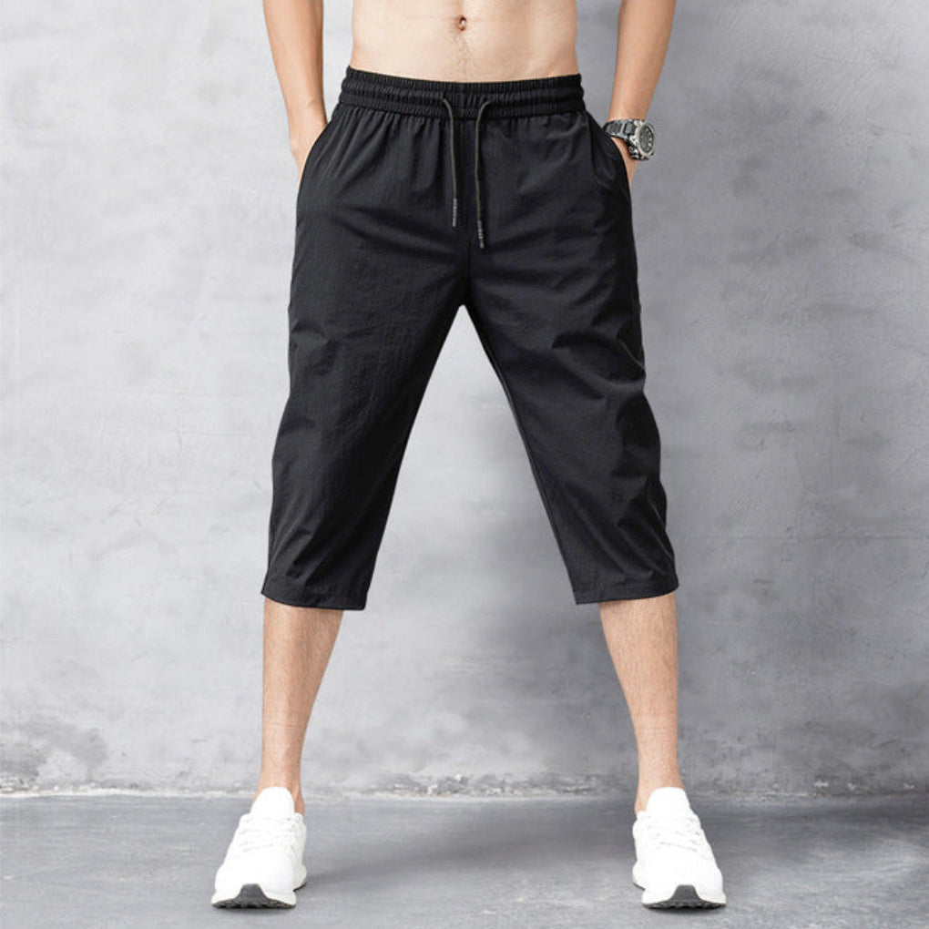 Men's 3/4 Nylon Trousers – Quick-Drying and Versatile