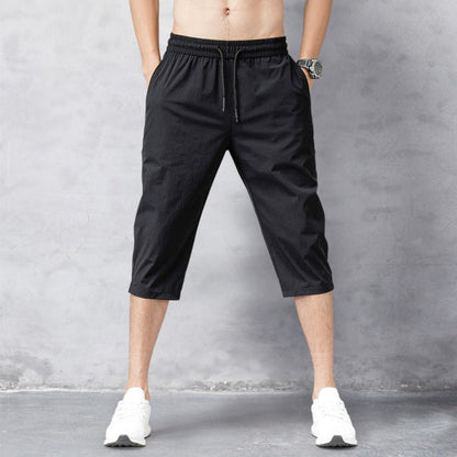 Men's 3/4 Nylon Trousers – Quick-Drying and Versatile