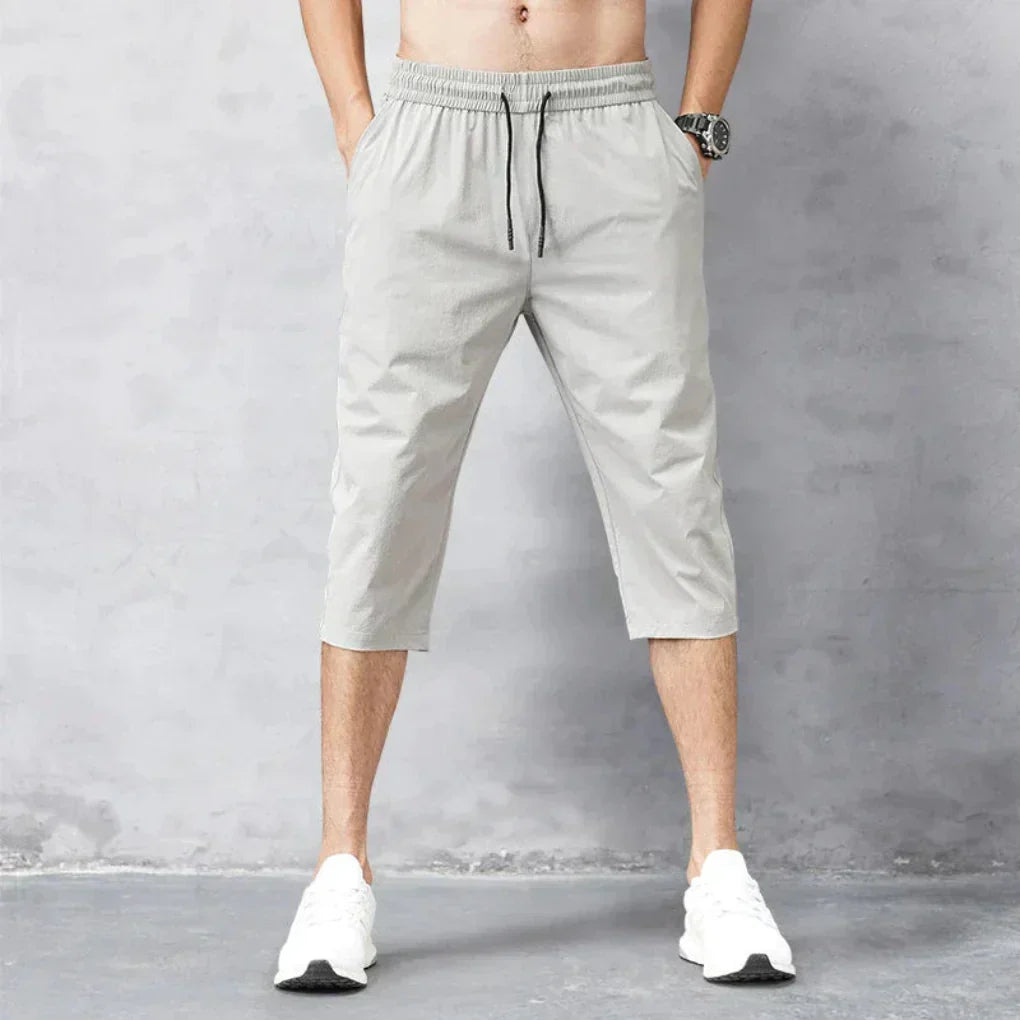 Men's 3/4 Nylon Trousers – Quick-Drying and Versatile
