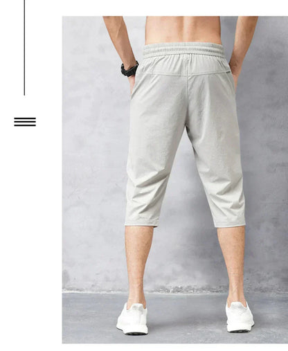 Men's 3/4 Nylon Trousers – Quick-Drying and Versatile