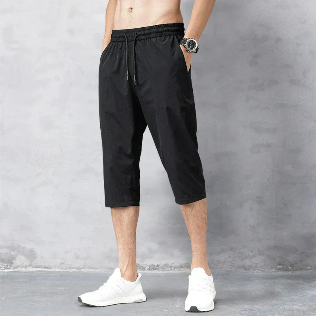 Men's 3/4 Nylon Trousers – Quick-Drying and Versatile