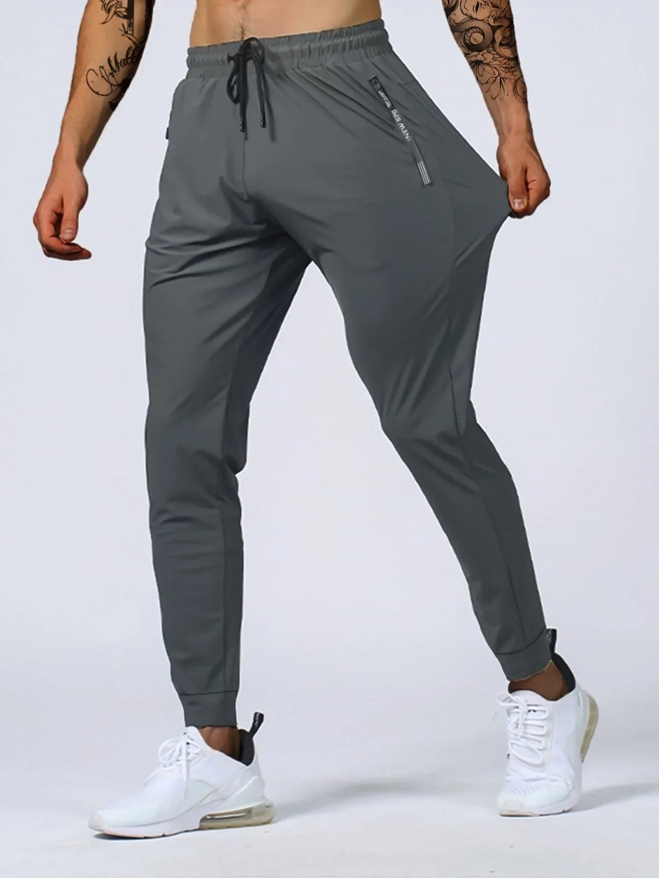 Men's Stretch Joggers with Breathable Fabric