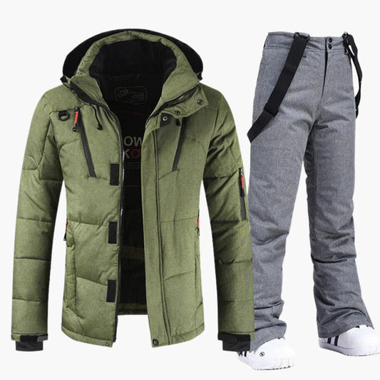Herren-Skiset – wattierte Jacke und Hose