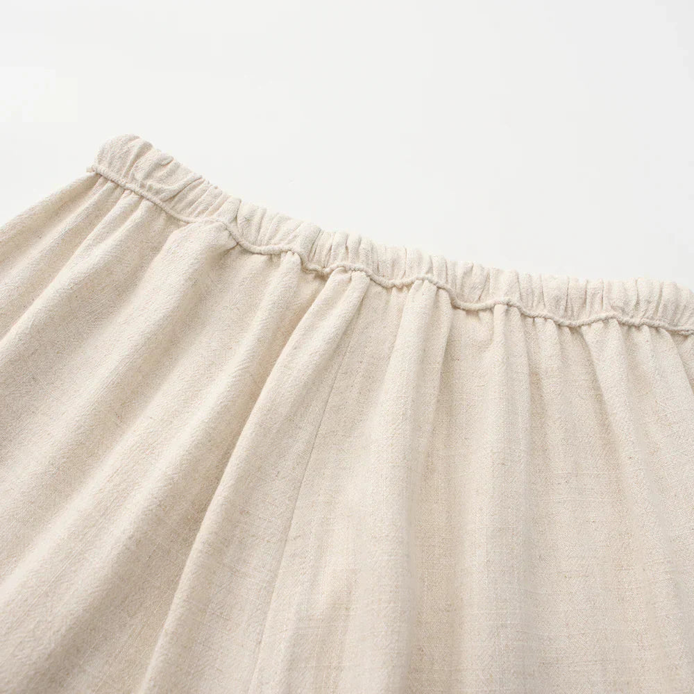 Hessel | Linen Slim Fit Trousers