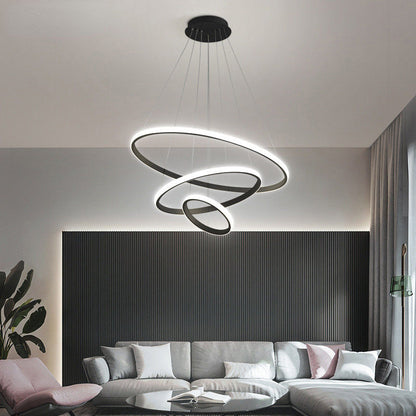 Candeeiro de teto LED moderno para interiores luxuosos