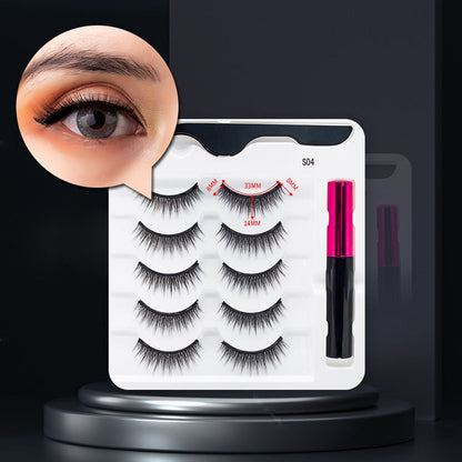 Ciglia finte magnetiche con eyeliner - Set di ciglia di tendenza per un look glamour in un attimo