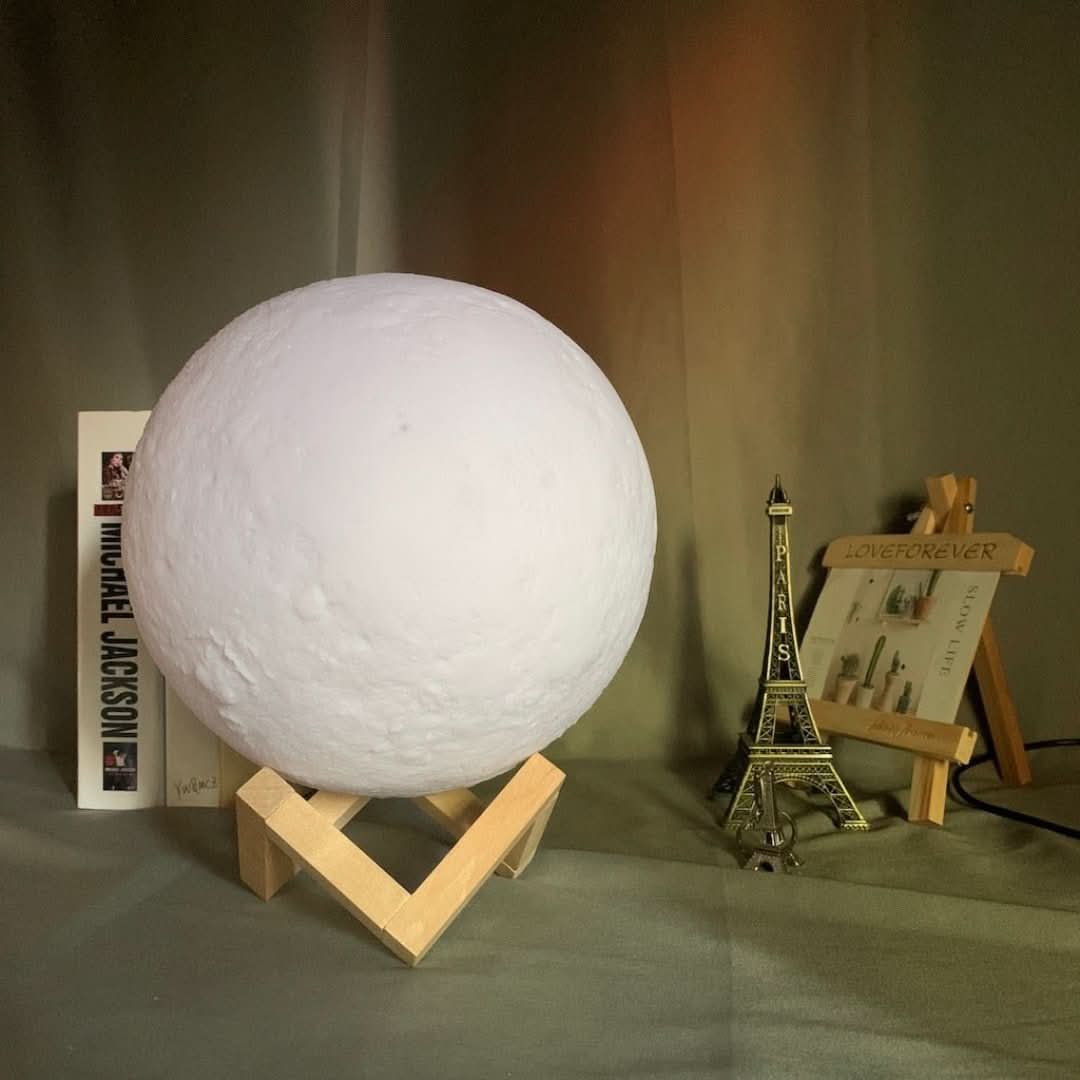 Lámpara lunar de colores