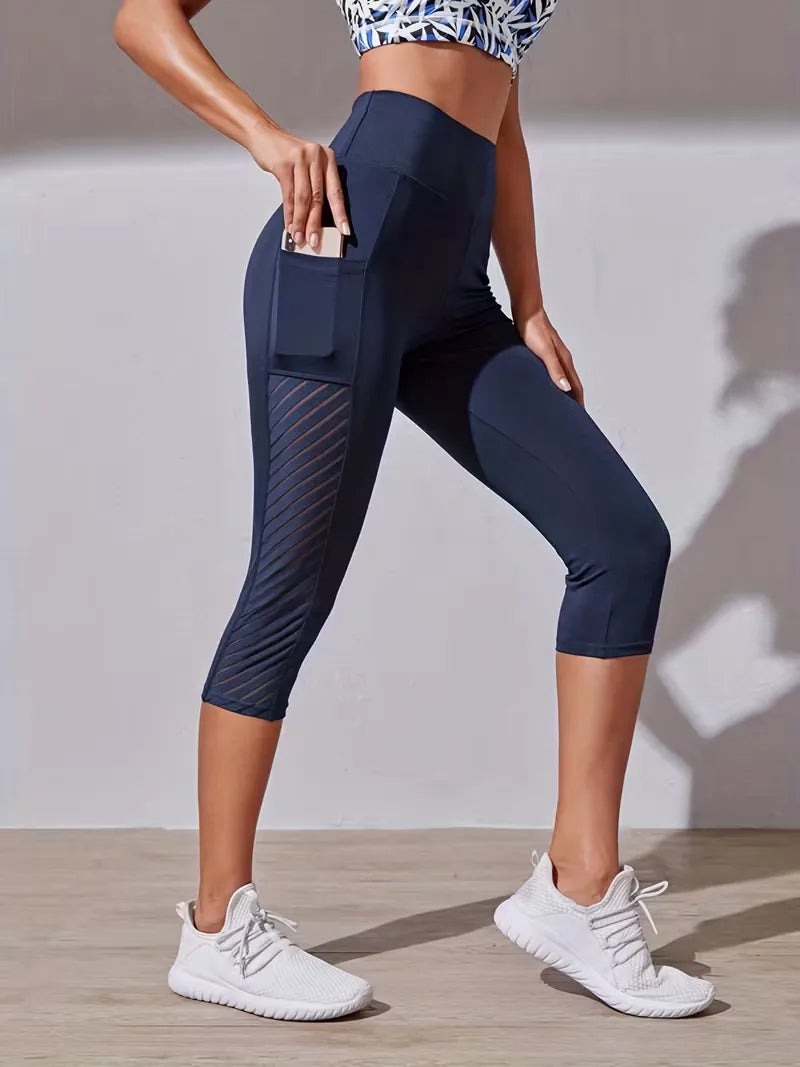 High-Waisted Capri Leggings