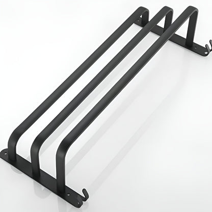 Modern Aluminium Towel Holder with 3 Levels for Bathroom and Space-Saving Use