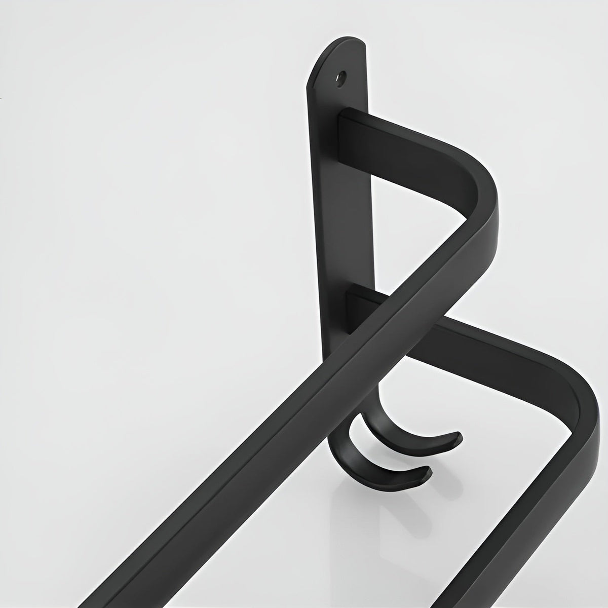 Modern Aluminium Towel Holder with 3 Levels for Bathroom and Space-Saving Use
