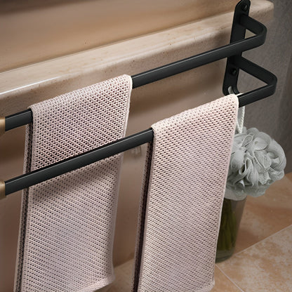 Modern Aluminium Towel Holder with 3 Levels for Bathroom and Space-Saving Use