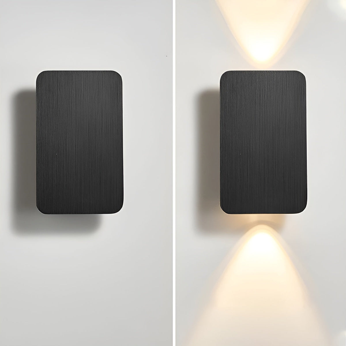 Aplique LED con haz de luz hacia arriba y hacia abajo – Moderno y ambiental