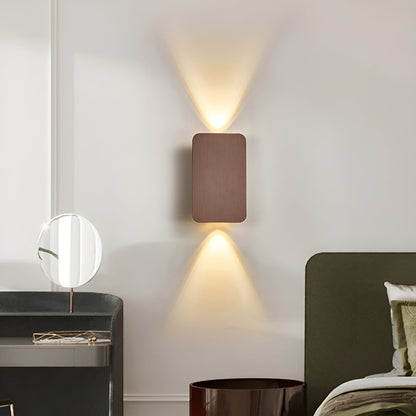 Aplique LED con haz de luz hacia arriba y hacia abajo – Moderno y ambiental