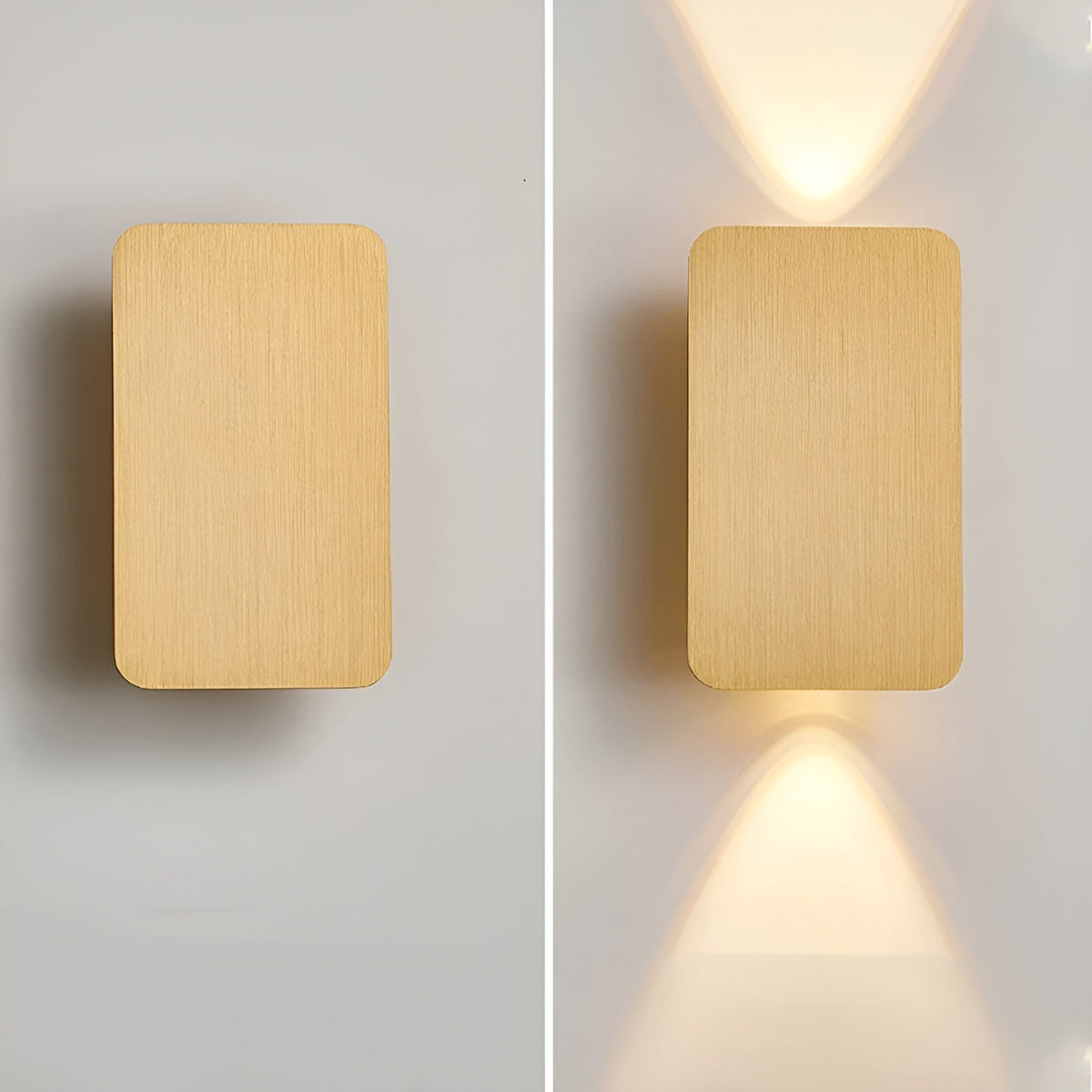 Aplique LED con haz de luz hacia arriba y hacia abajo – Moderno y ambiental
