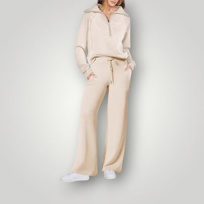 Hooded Loungewear with Zip