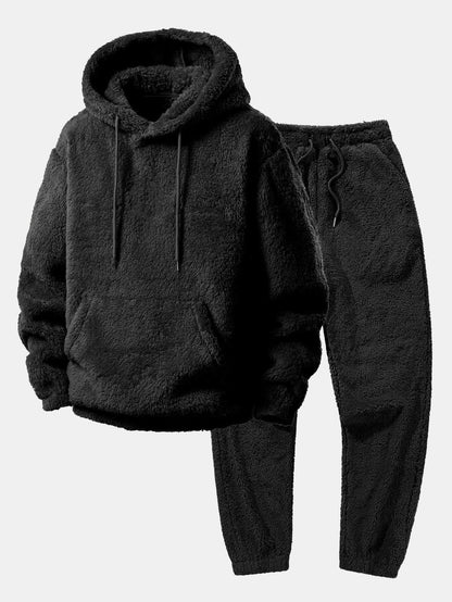 Hoodie and jogger trousers made of soft fabric