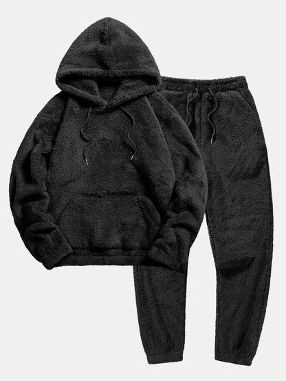 Hoodie and jogger trousers made of soft fabric