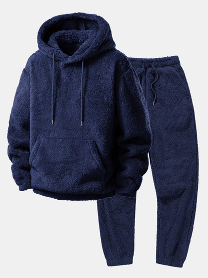 Hoodie and jogger trousers made of soft fabric
