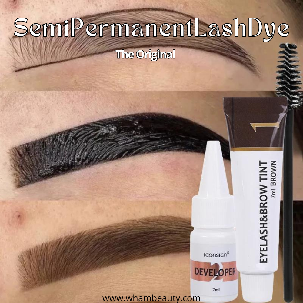 Semi-Permanent Eyelash Eyebrow Dye