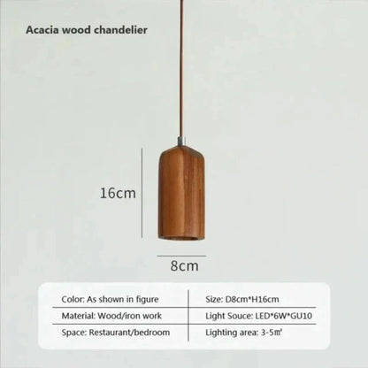 TimberEssence - Scandinavian Wooden Pendant Light