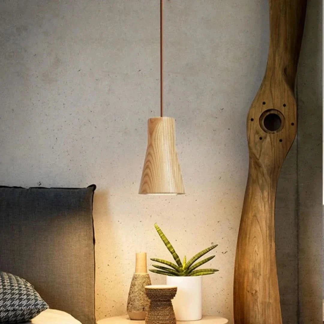 TimberEssence - Scandinavian Wooden Pendant Light