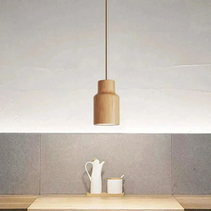 TimberEssence - Scandinavian Wooden Pendant Light