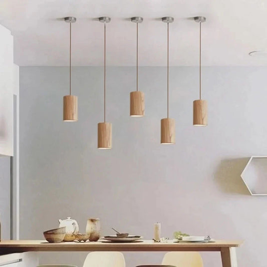 TimberEssence - Scandinavian Wooden Pendant Light