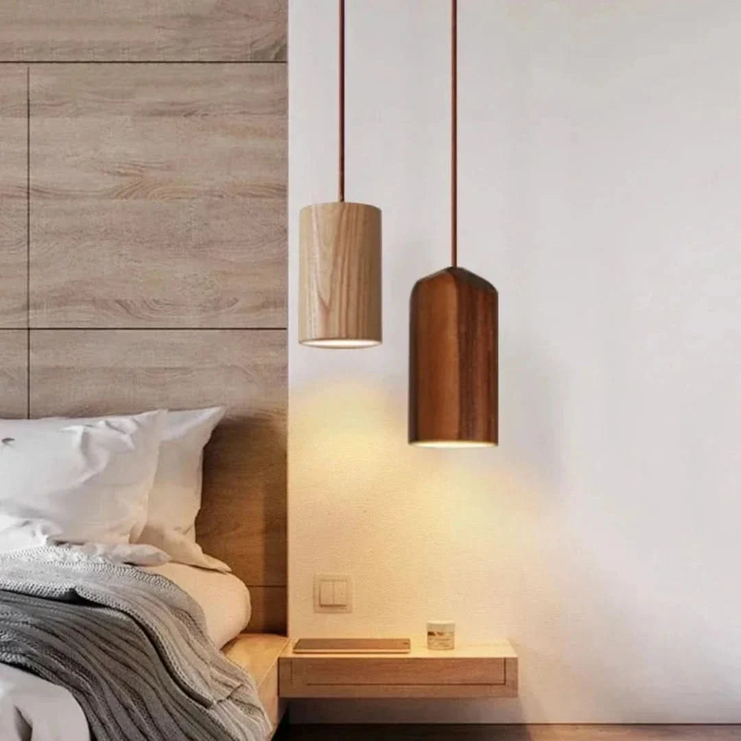 TimberEssence - Scandinavian Wooden Pendant Light