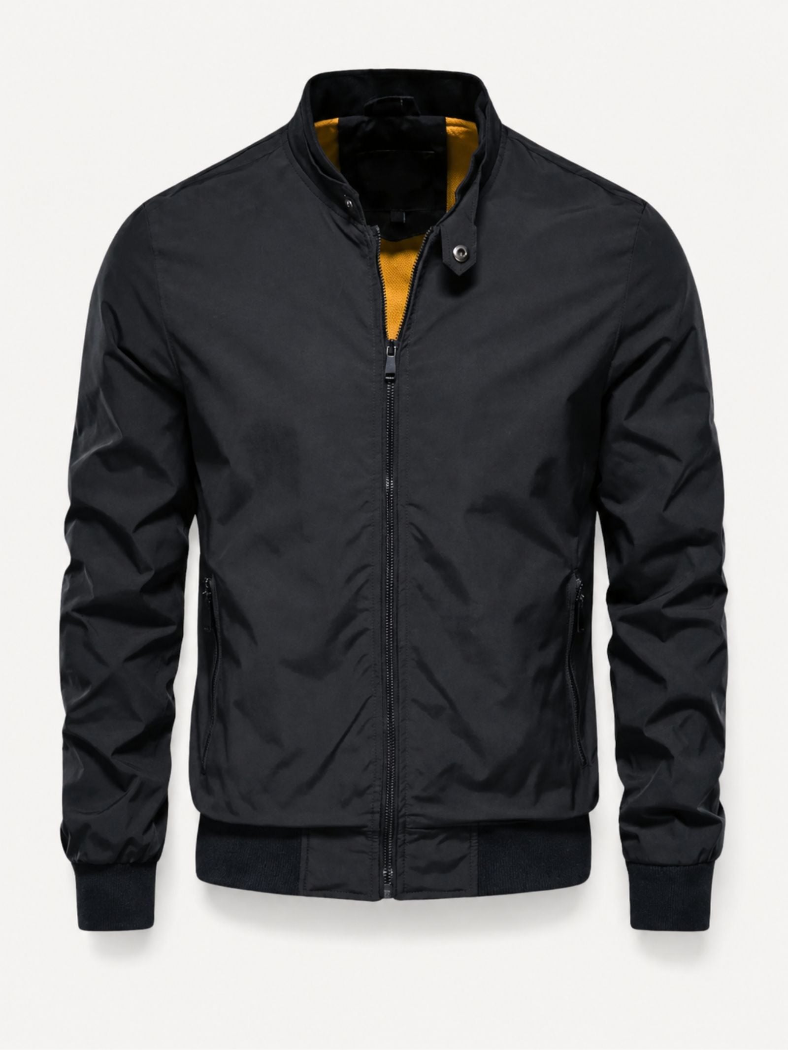 Hugo | Bomber Jacket with Stand-Up Collar and Zip Closure