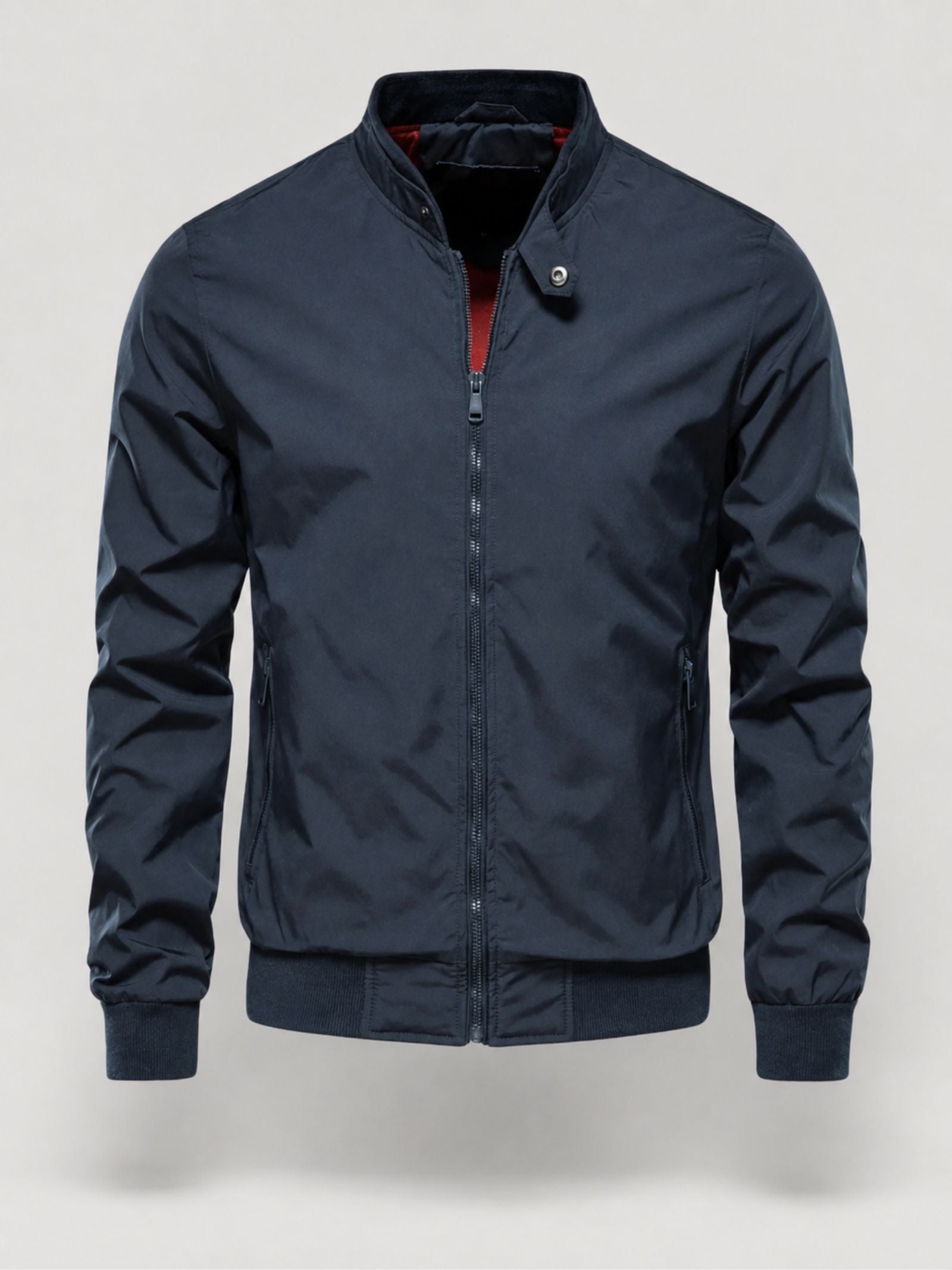 Hugo | Bomber Jacket with Stand-Up Collar and Zip Closure