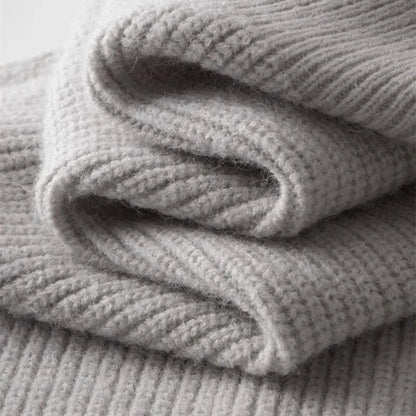 Hugo | Cashmere Jumper with Full Zip and Stand-Up Collar