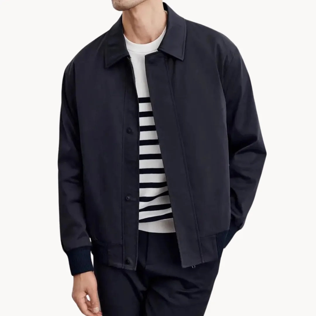 Hugo | Casual jacket with button closure and elastic hem