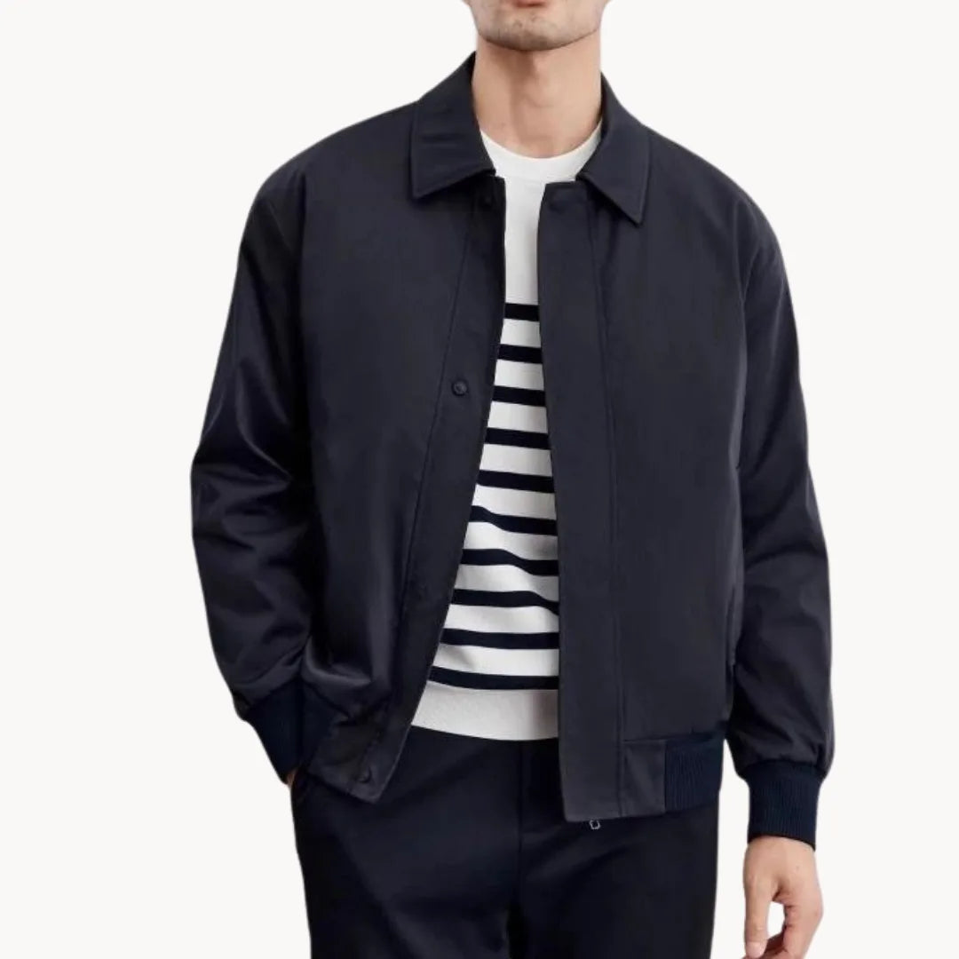 Hugo | Casual jacket with button closure and elastic hem