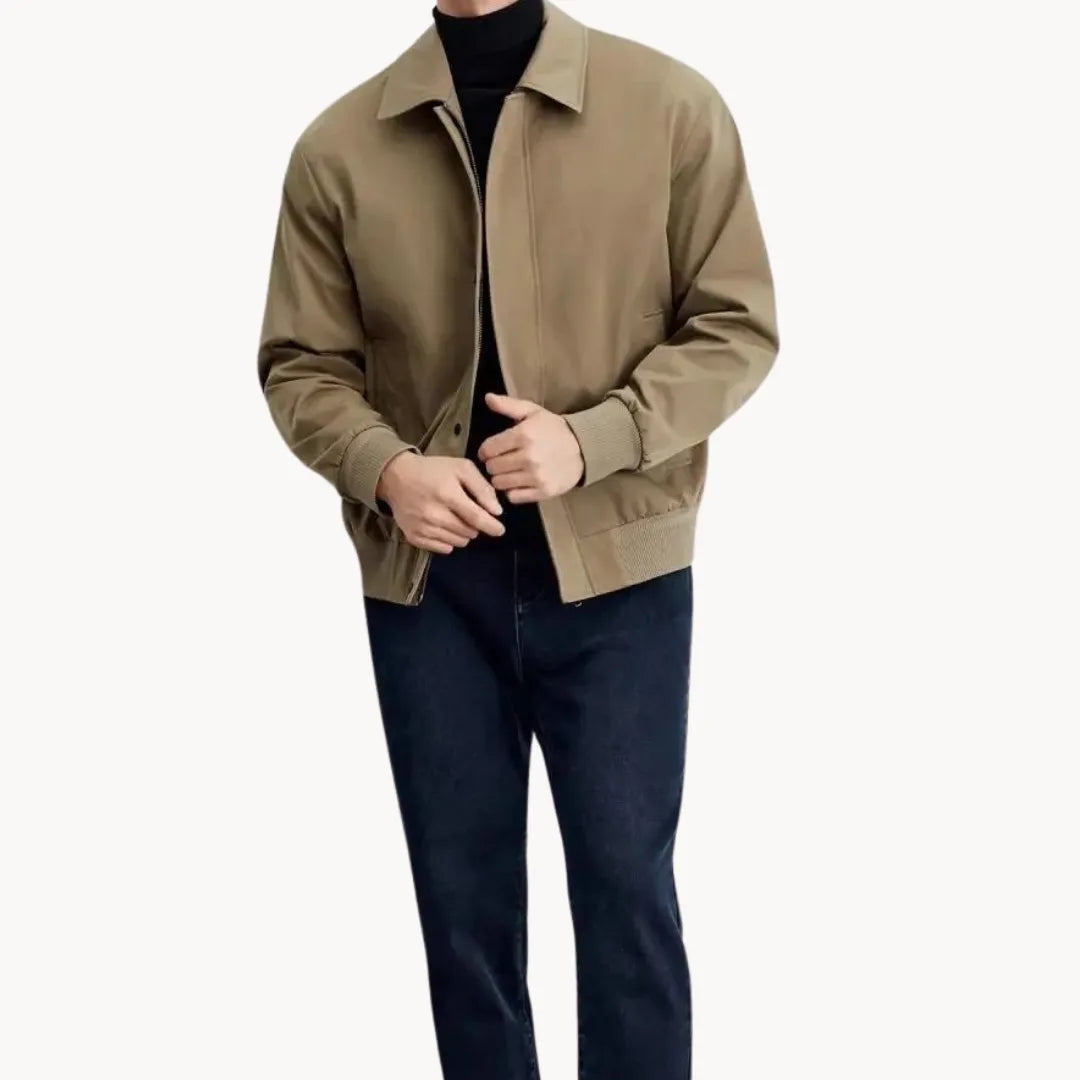 Hugo | Casual jacket with button closure and elastic hem